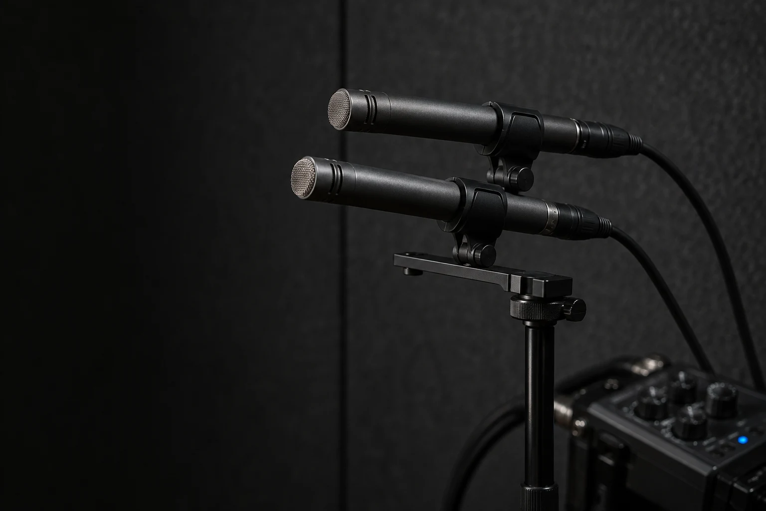 Microphones and recording equipment; illustrative image